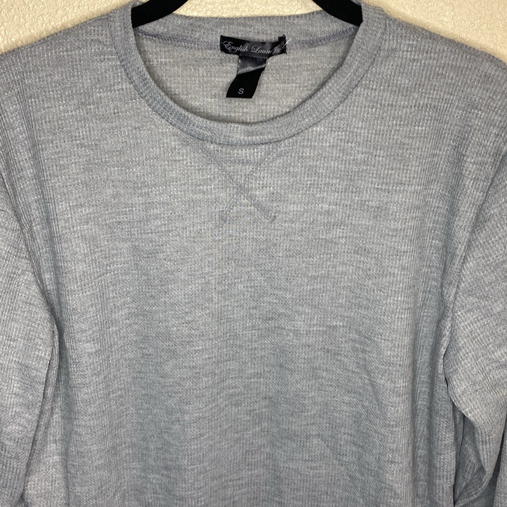 English Laundry men’s Waffle Long Sleeve Shirt NWOT Size S - Picture 3 of 7